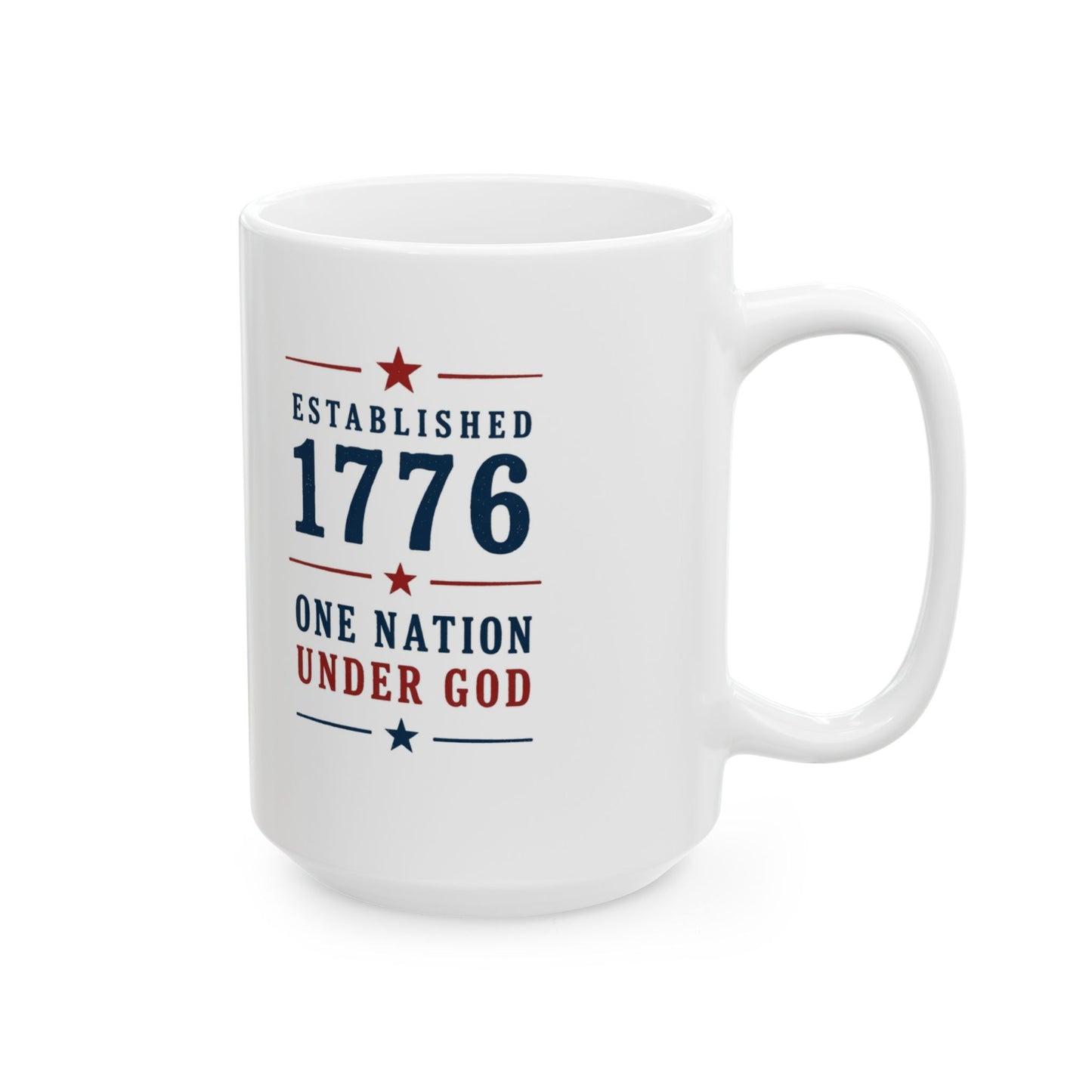 One Nation Under God Family Mug