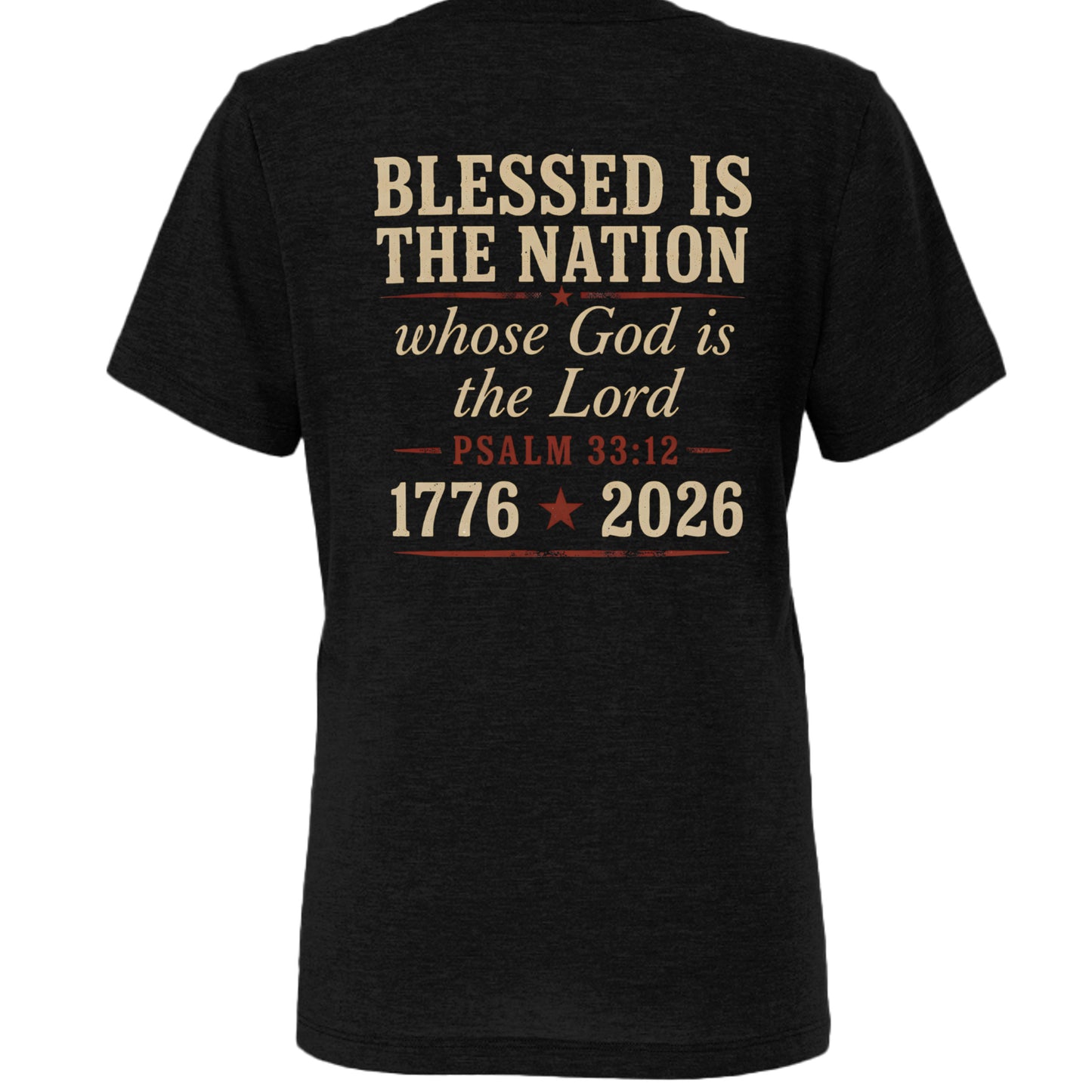 SOLID BLK TRIBLEND - 6413 - BACK