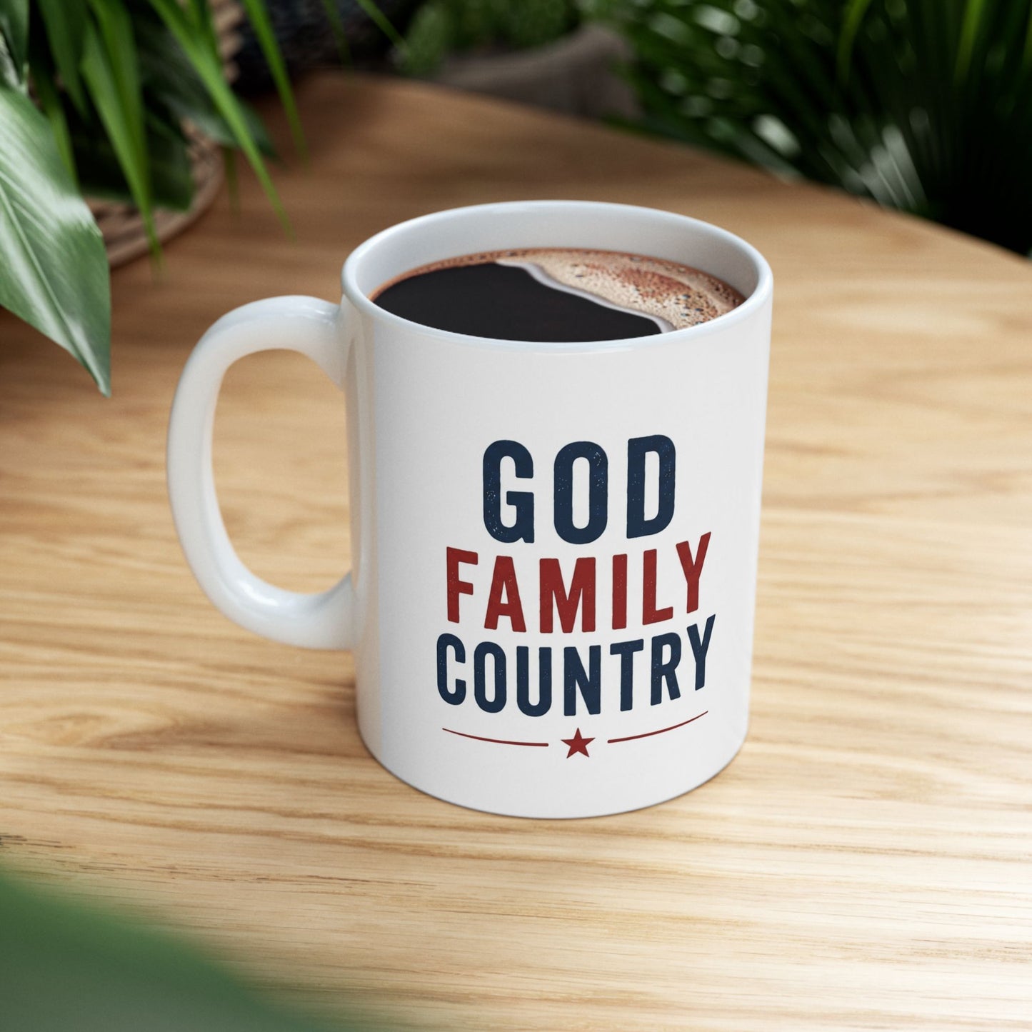 One Nation Under God Family Mug