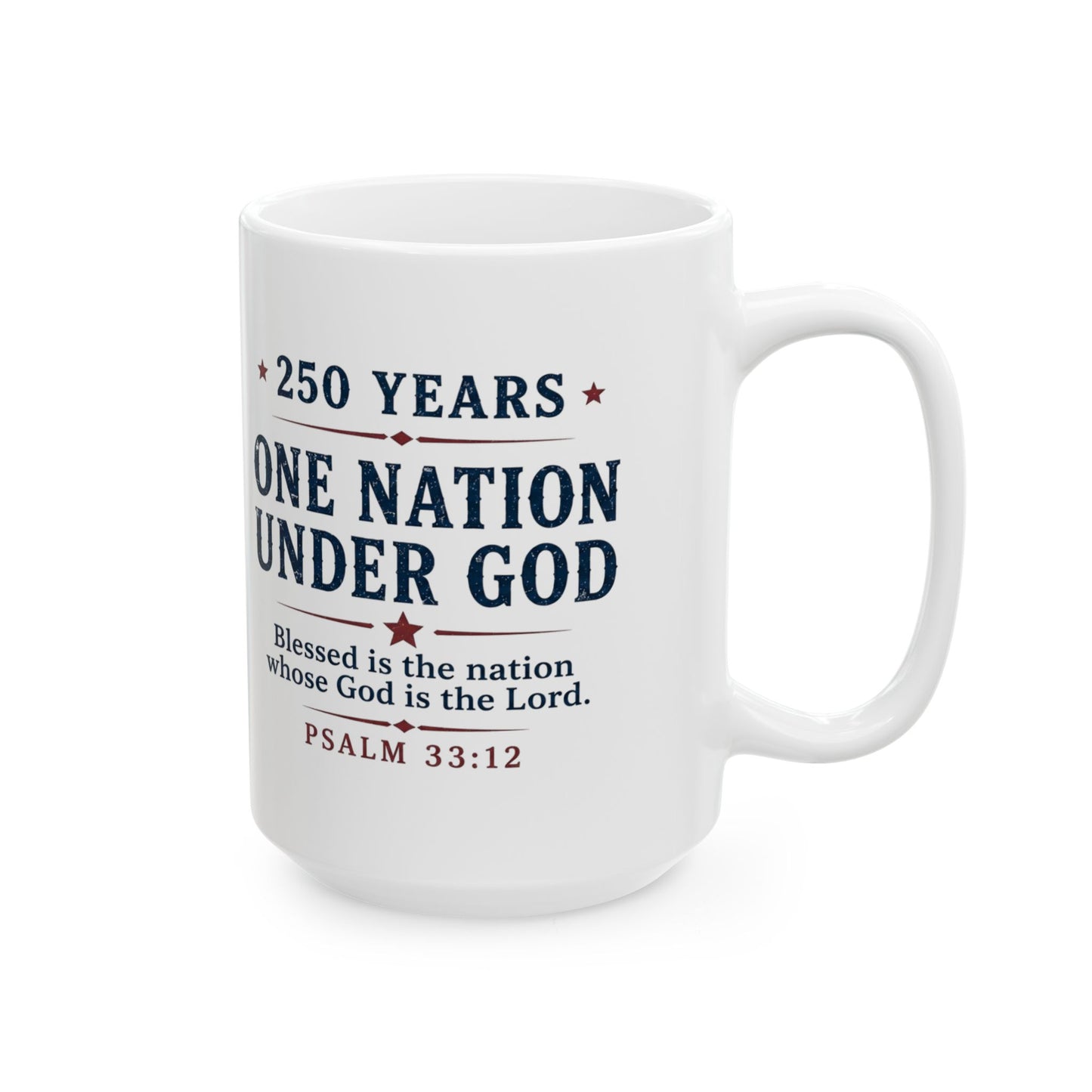 One Nation Under God Patriotic Mug