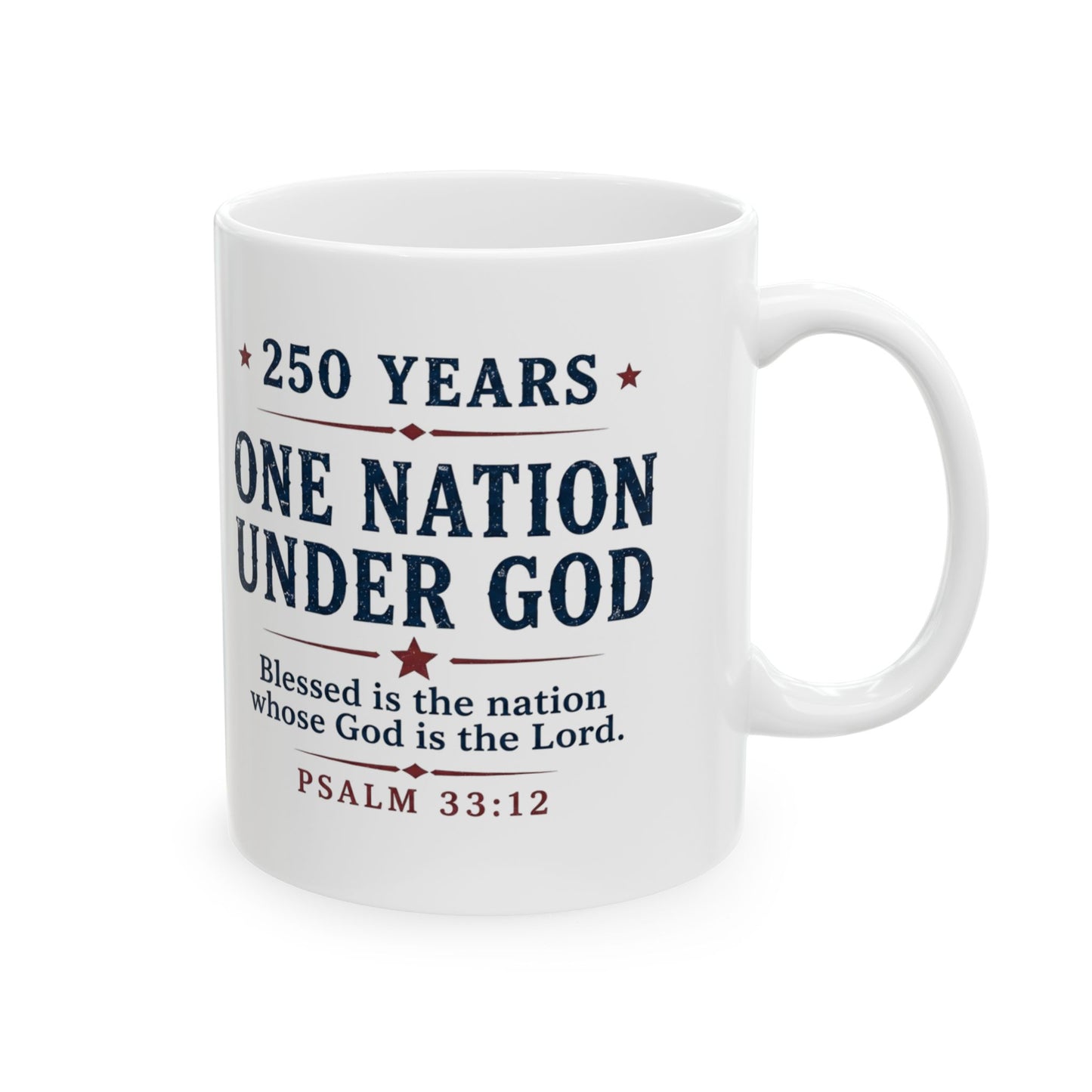 One Nation Under God Patriotic Mug