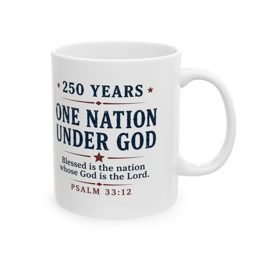 One Nation Under God Patriotic Mug
