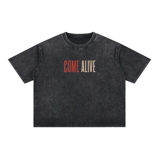 Come Alive Christian Shirt, Ezekiel 37 Dry Bones Mineral Wash Tee