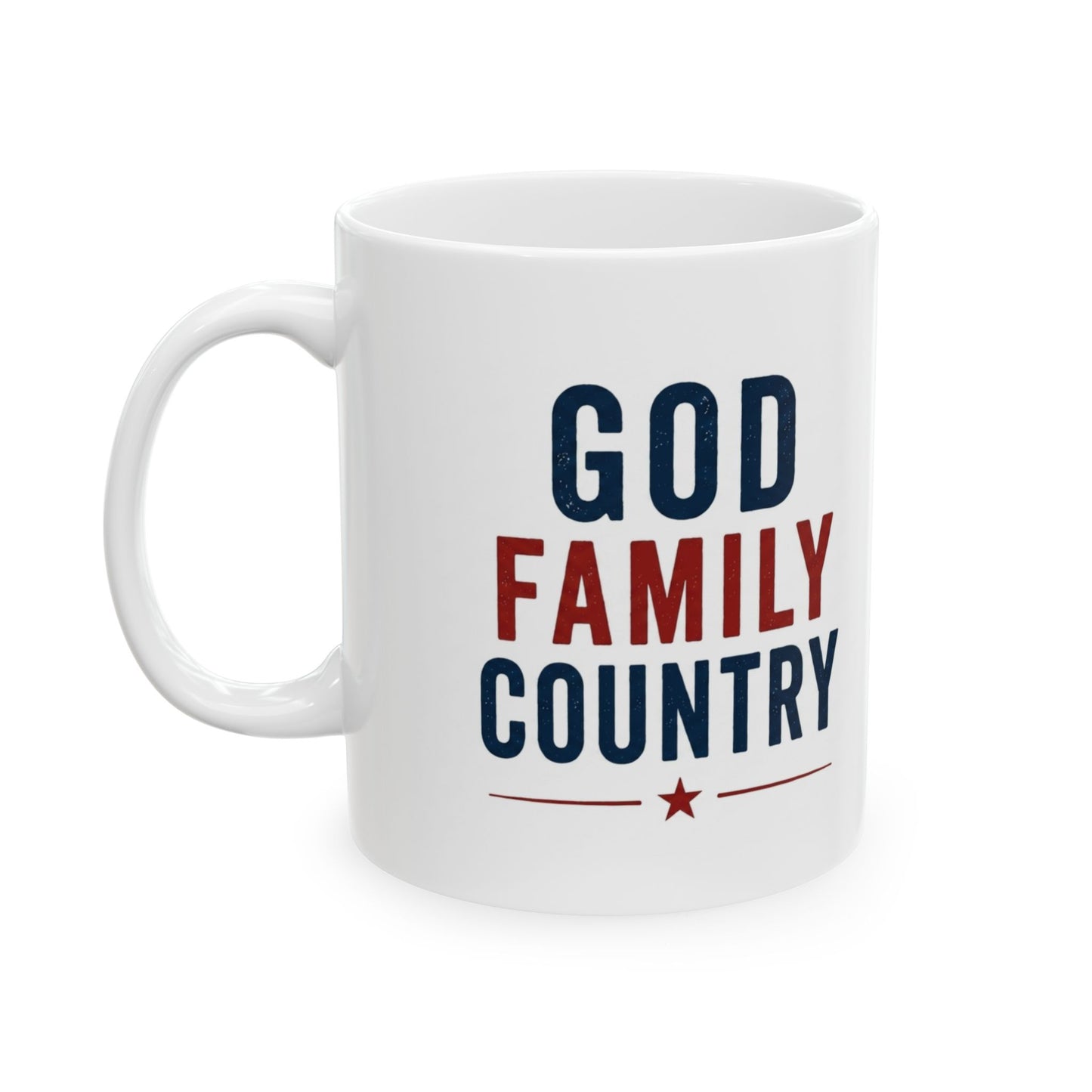 One Nation Under God Family Mug