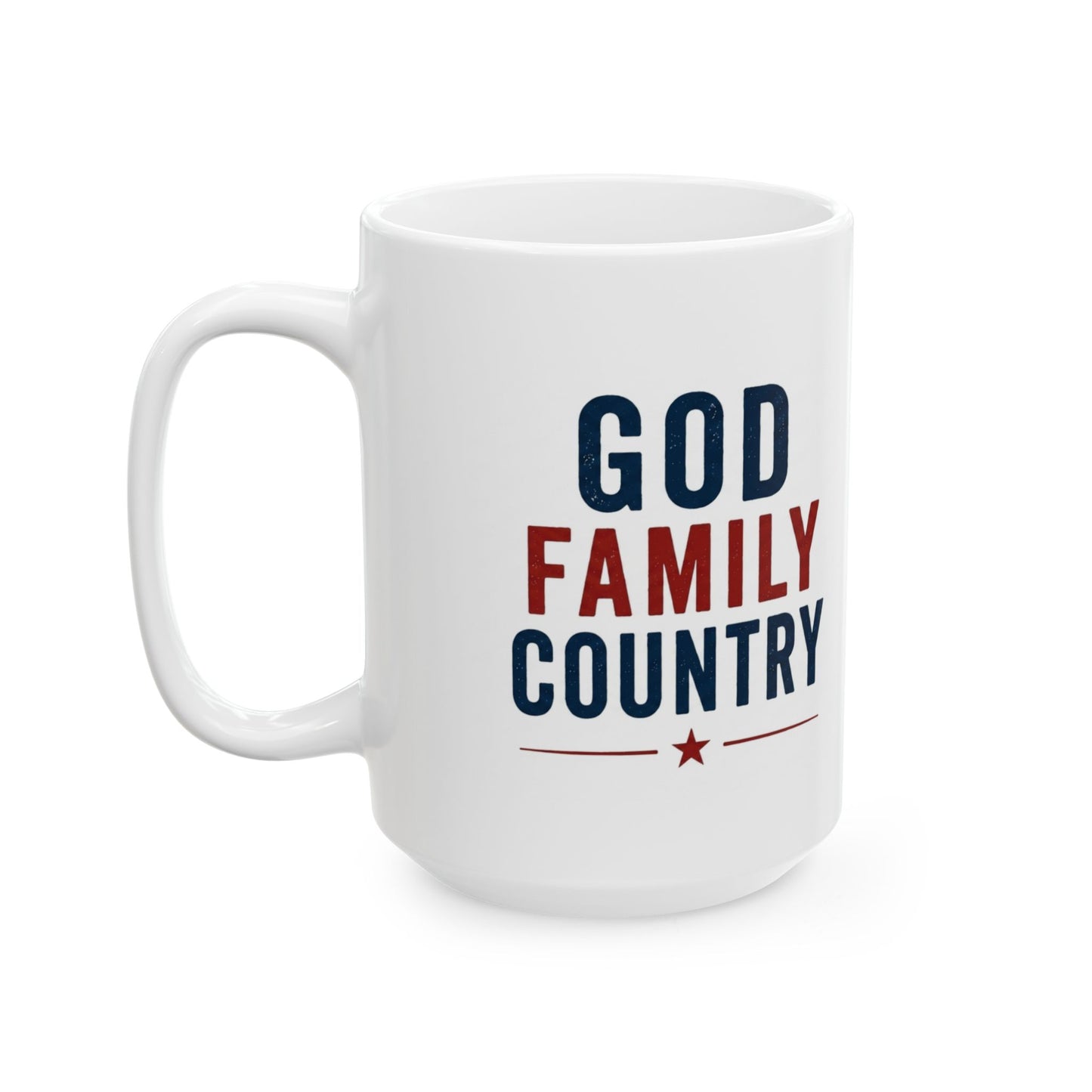 One Nation Under God Family Mug