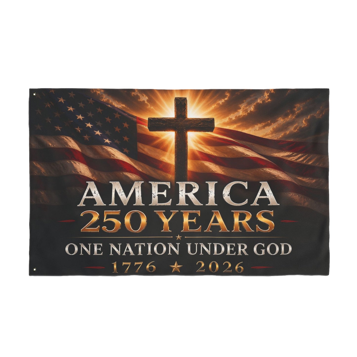 America 250 Years Double-Sided Flag