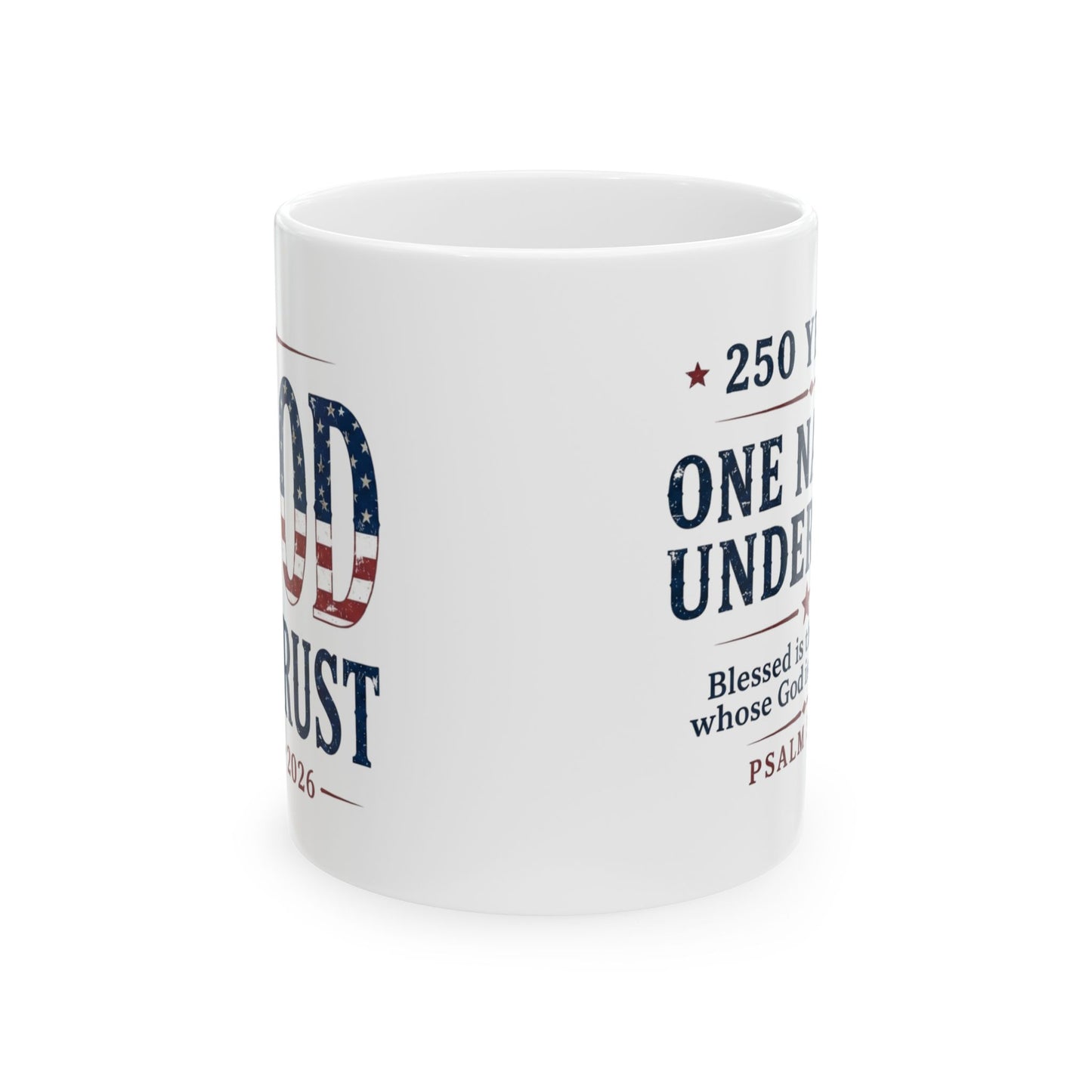 One Nation Under God Patriotic Mug