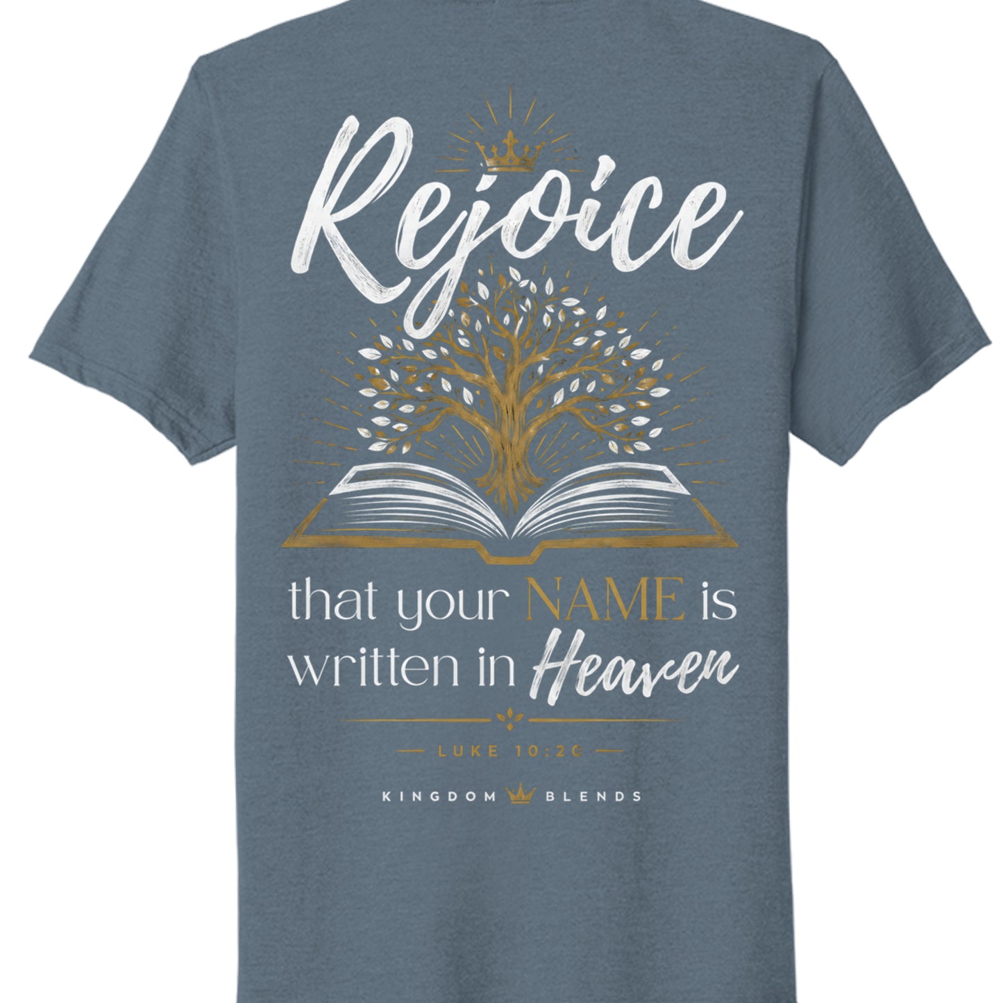 Steel Blue Heather - PC330 - BACK