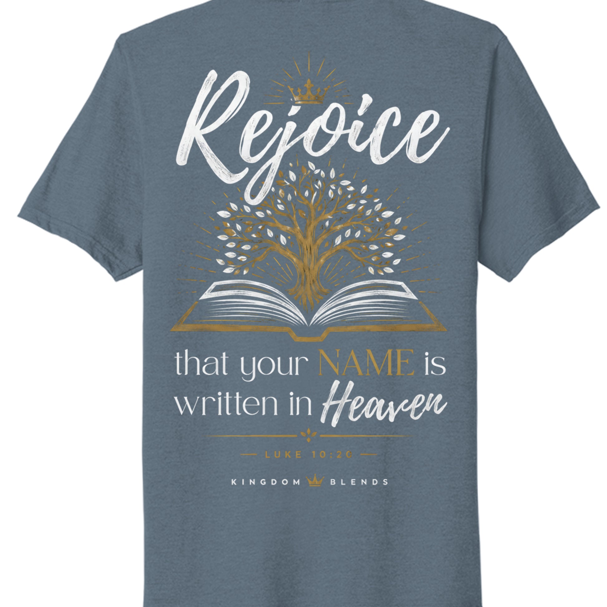 Steel Blue Heather - PC330 - BACK