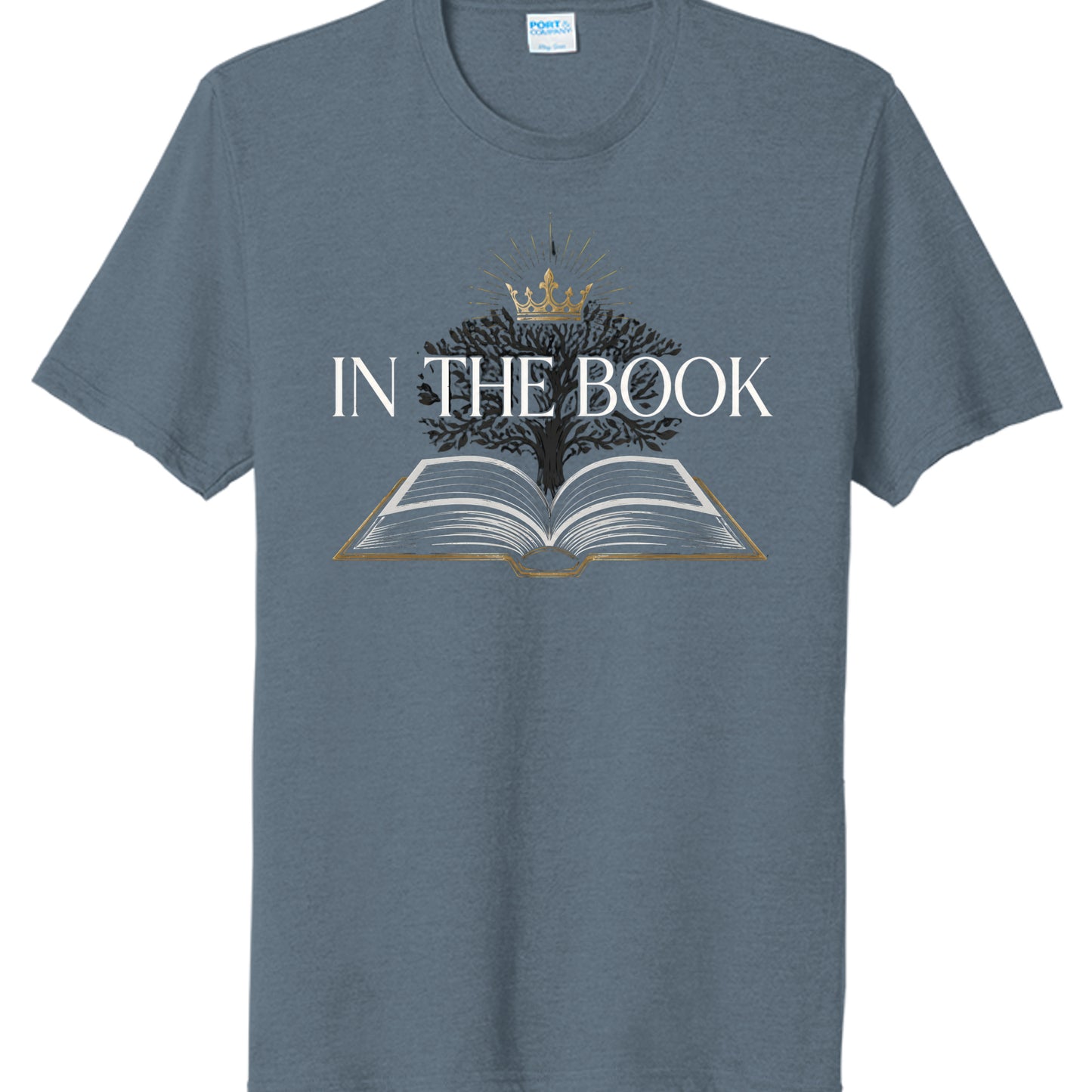 Steel Blue Heather - PC330 - FRONT