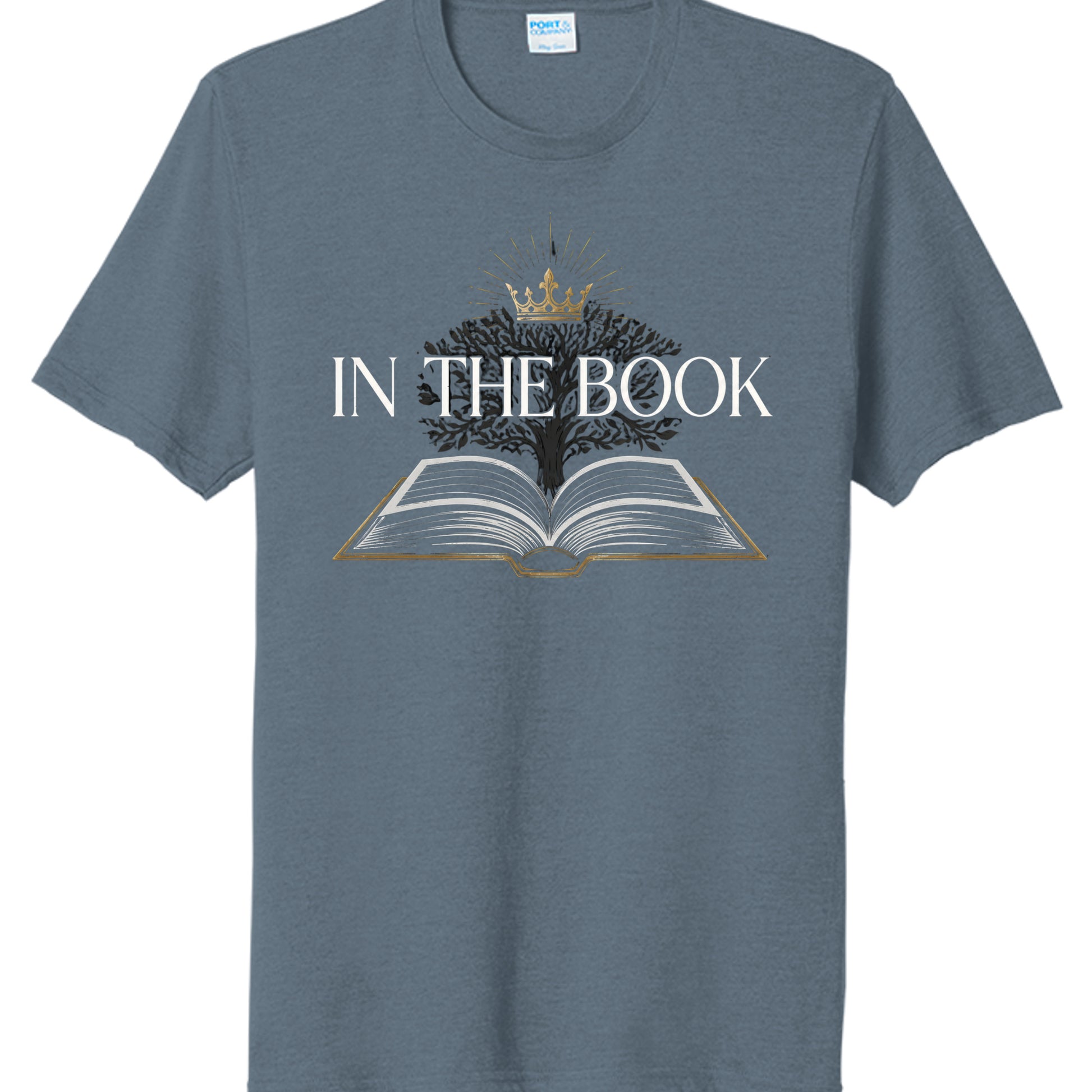 Steel Blue Heather - PC330 - FRONT