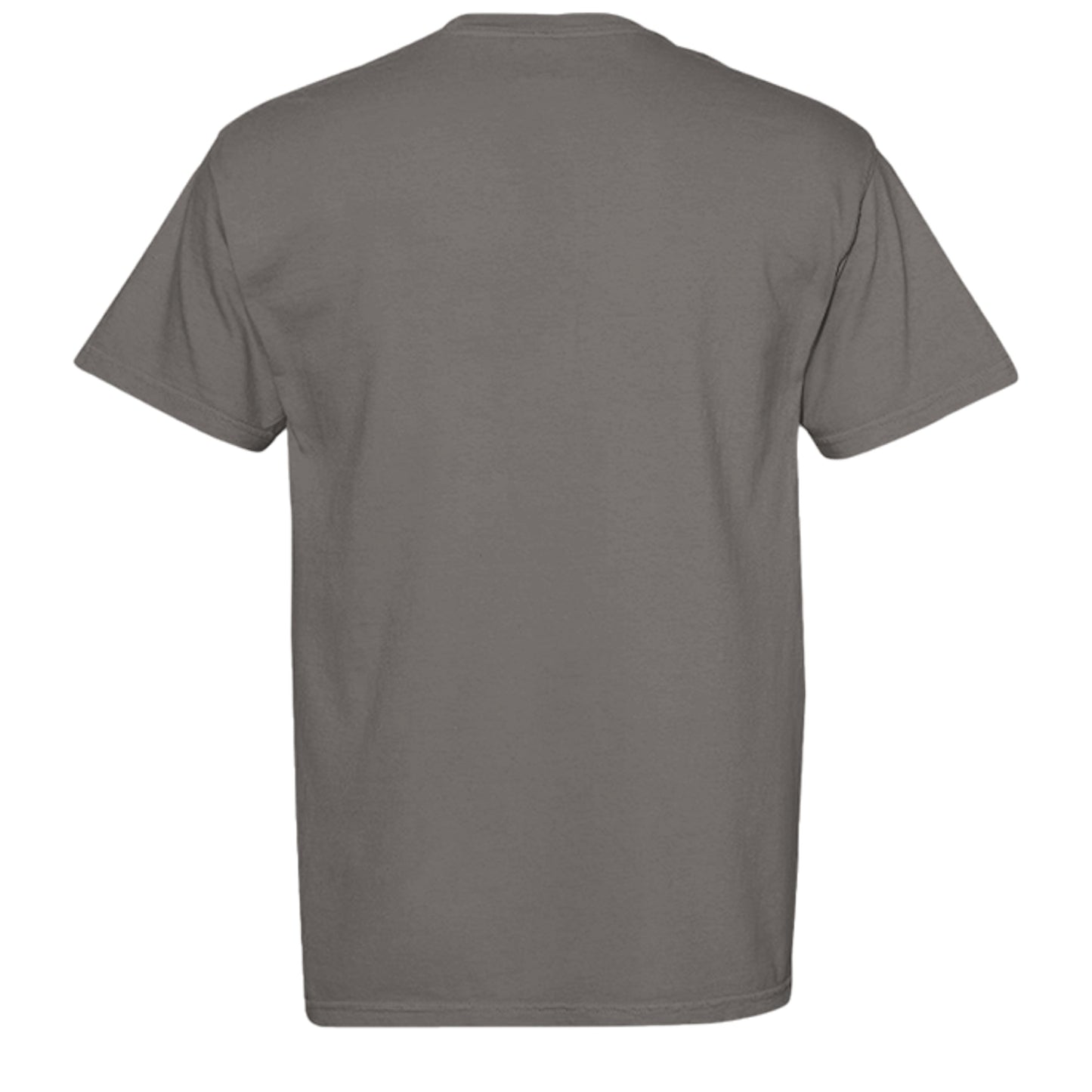 Warrior for Christ Christian t-shirt back on grey Comfort Colors tee