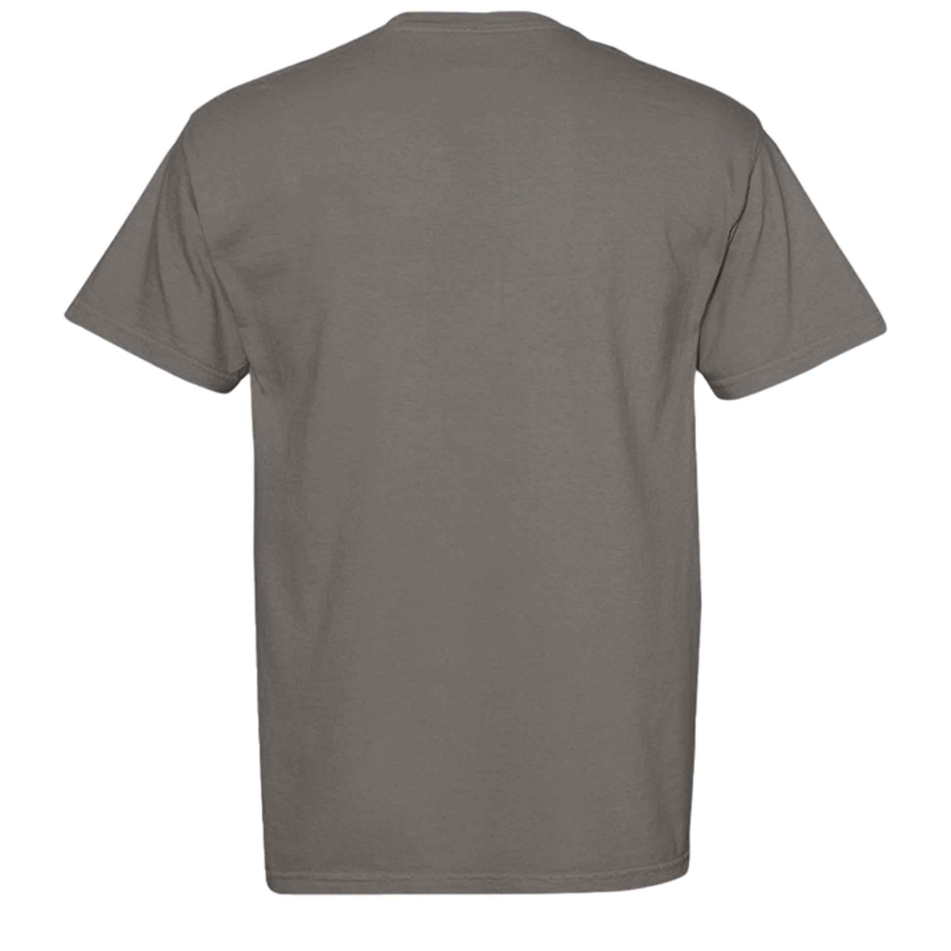 Warrior for Christ Christian t-shirt back on grey Comfort Colors tee