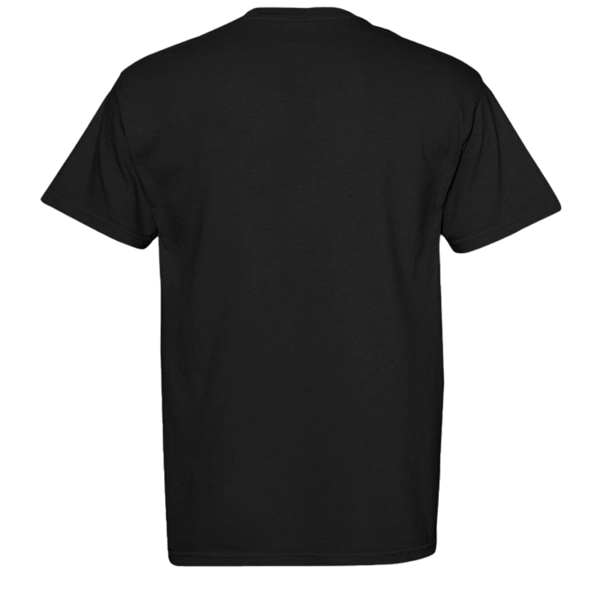 Warrior for Christ Christian t-shirt back on black Comfort Colors tee